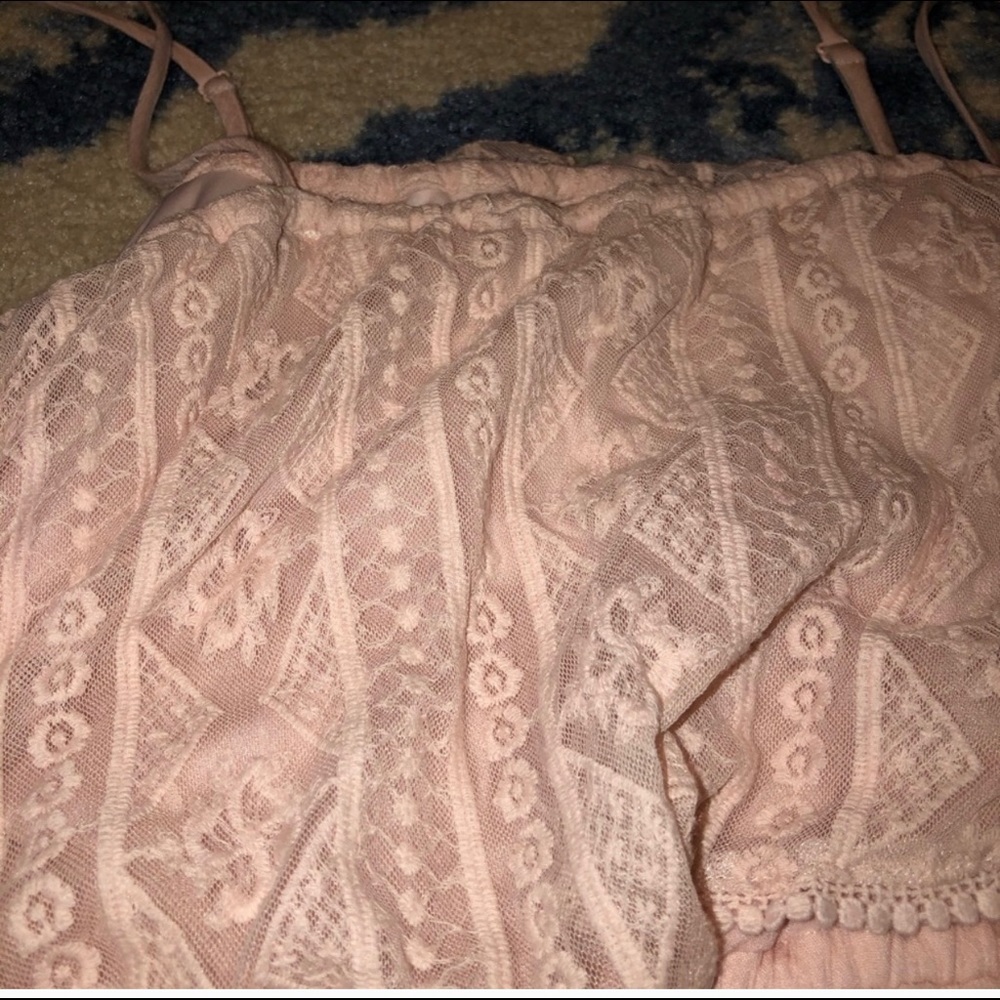 Xhilaration Pink Lace Midi Dress 3X - Picture 4 of 6